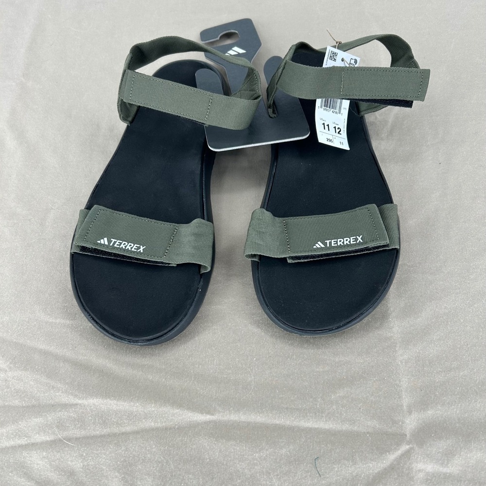 Adidas Terrex Hydroterra Olive Green Outdoor Sandals Mens‎ 11 US Womens 12  US